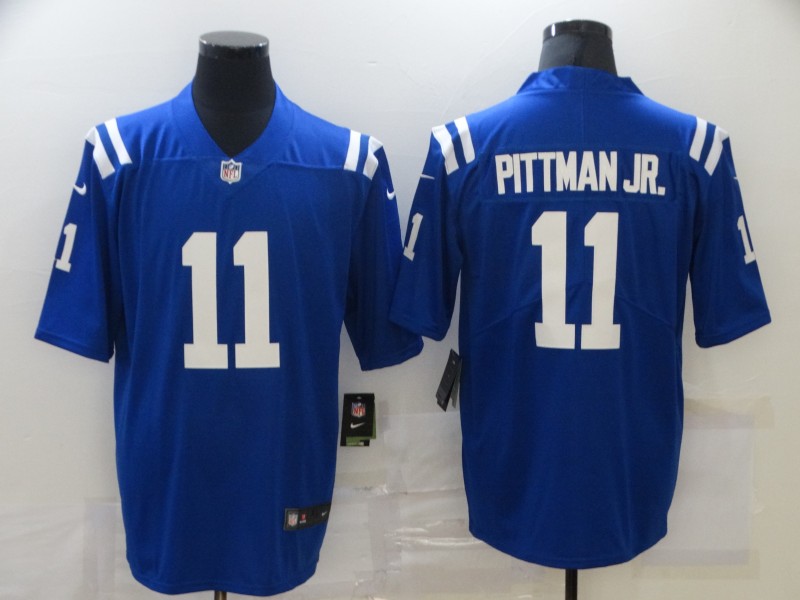 Men's Indianapolis Colts Michael Pittman Jr. #11 Blue Jersey